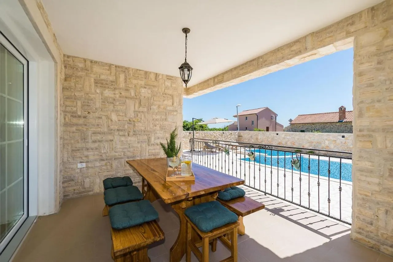 Stone Vila With Heated Pool, Near Sandy Beach - By Traveler Tourist Agency Id 2373 Bedroom 2 Privlaka  0*, Privlaka (Zadar) Croatia