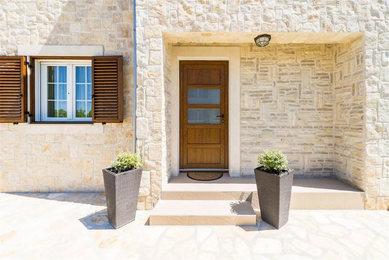 Stone Vila With Heated Pool, Near Sandy Beach - By Traveler Tourist Agency Id 2373 Bedroom 2 Privlaka  Croatia